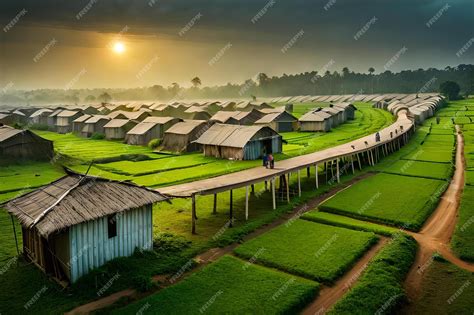 Premium Photo | Village in Bangladesh