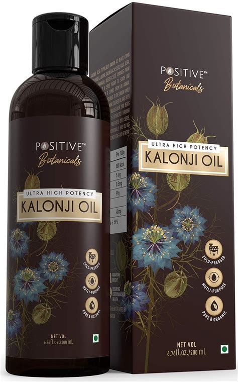 Buy POSITIVE Kalonji Oil for Hair Growth & Overall Wellness | Black ...