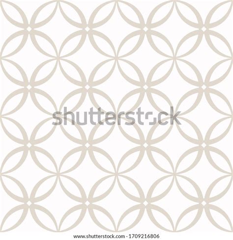 Gray Circles Seamless Geometric Pattern Stock Vector (Royalty Free ...