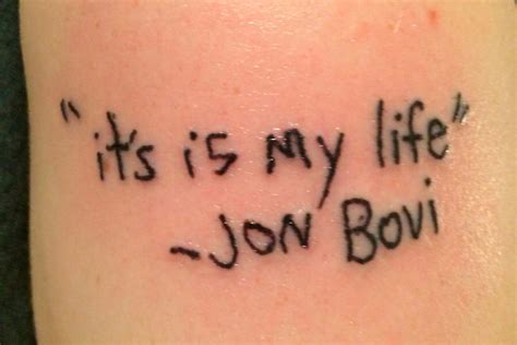 Bon Jovi fan's typo-filled tattoo goes viral