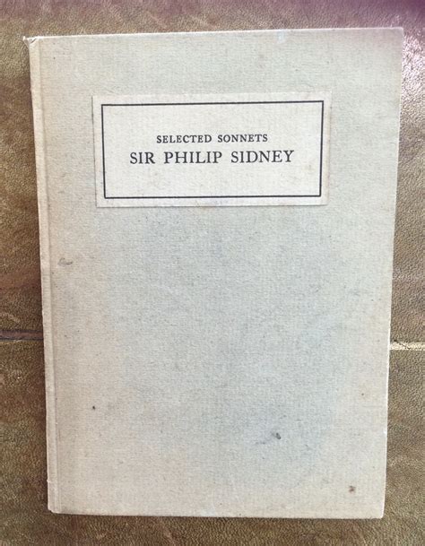 Selected Sonnets From Astrophel & Stella by Sir Philip Sidney: Very Good (1923) | Reader's Books