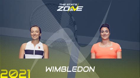 2021 Wimbledon Championships Round of 16 – Iga Swiatek vs Ons Jabeur ...