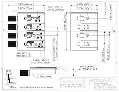 4 String Bass Headless – Hipshot Products