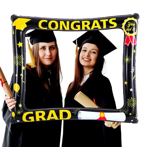 Buy KatchOn, Inflatable Graduation Photo Booth Frame - 30 Inch | Graduation Photo Booth Props ...