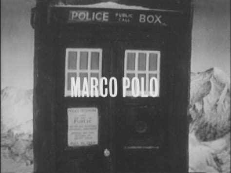 Marco Polo (home video) | Tardis | Fandom