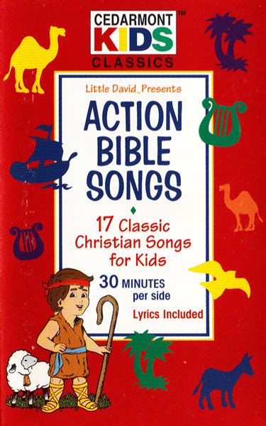 Cedarmont Kids - Action Bible Songs (1993, Cassette) | Discogs