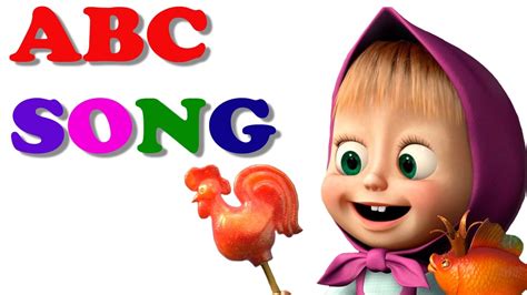 Masha and the Bear ABC Song for baby _ English Alphabet - YouTube