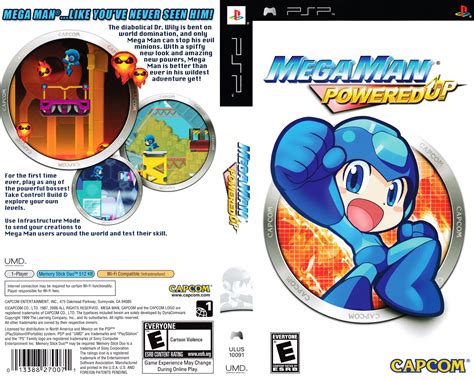 Mega Man Powered Up [ULUS-10091] PSP Box Art : Capcom : Free Download, Borrow, and Streaming ...