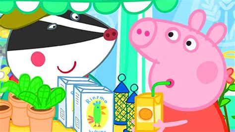 Peppa Pig's Shopping Time at the Market - YouTube