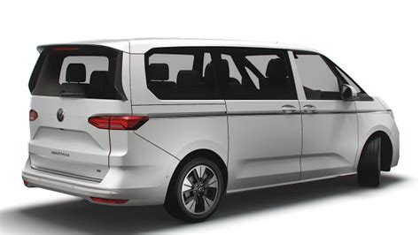 Volkswagen T7 Multivan TDI Long 2023 3D Model in Bus 3DExport