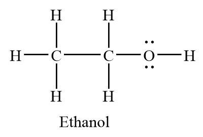 Provide the following information for CH3CH2OH. a. Lewis dot structure b. bond polarity (show ...