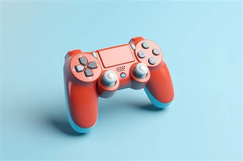 Premium AI Image | A red game controller with a white screen that says ...