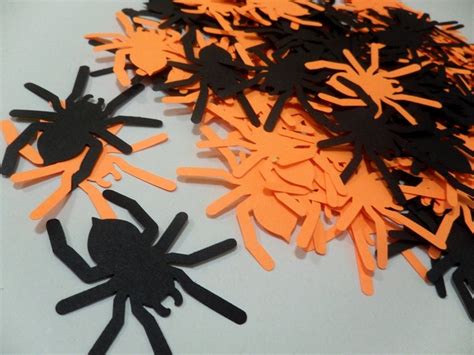 Items similar to Large Spider Die Cut, Halloween Spiders Confetti ...