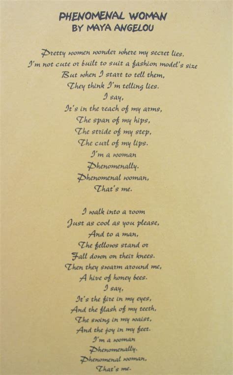 First Maya poem that struck me to the core, beginning my love affair ...