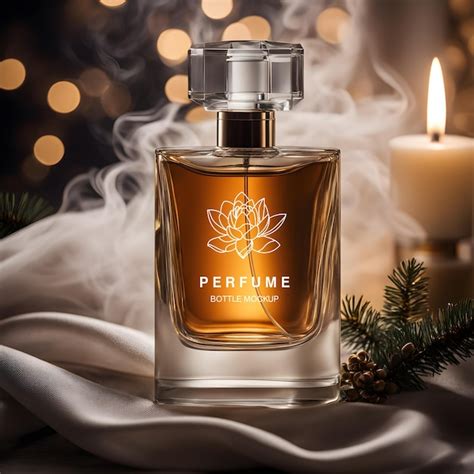 Premium PSD | Luxurious christmas perfume christmas