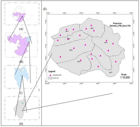 Figure1. Location map of the study area: (A) Oromia Region in Ethiopia ...