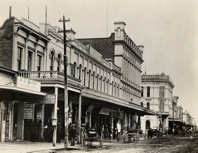 Stockton - Streets - circa 1890s: Main St. looking west between Hunter St. and San Joaquin St ...