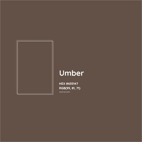 Umber Color Code (Hex RGB CMYK), Paint, Palette, Image - colorxs.com