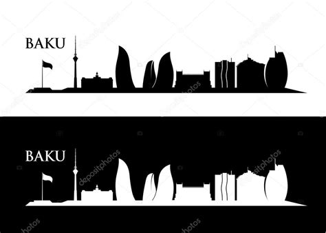 Baku skyline — Stock Vector © I.Petrovic #46027005