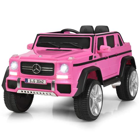 Mercedes Benz G63 AMG Licensed 12v Kids Electric Ride On Car With Remote Control Black ...