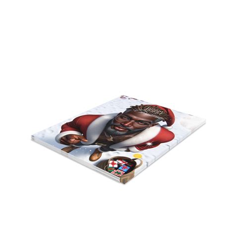 Black Santa, Black Christmas Cards, African American Cards, Christmas ...