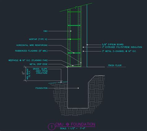 Cmu Retaining Wall Detail Dwg Wall Design Ideas | The Best Porn Website