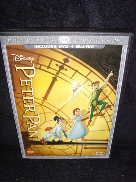 Disney•Peter Pan (Blu-ray/DVD, 2013, 2-Disc Set, Diamond Edition) No Scratches! - DVDs & Blu-ray ...