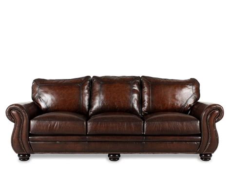 Bernhardt Leather Sofa | Mathis Brothers