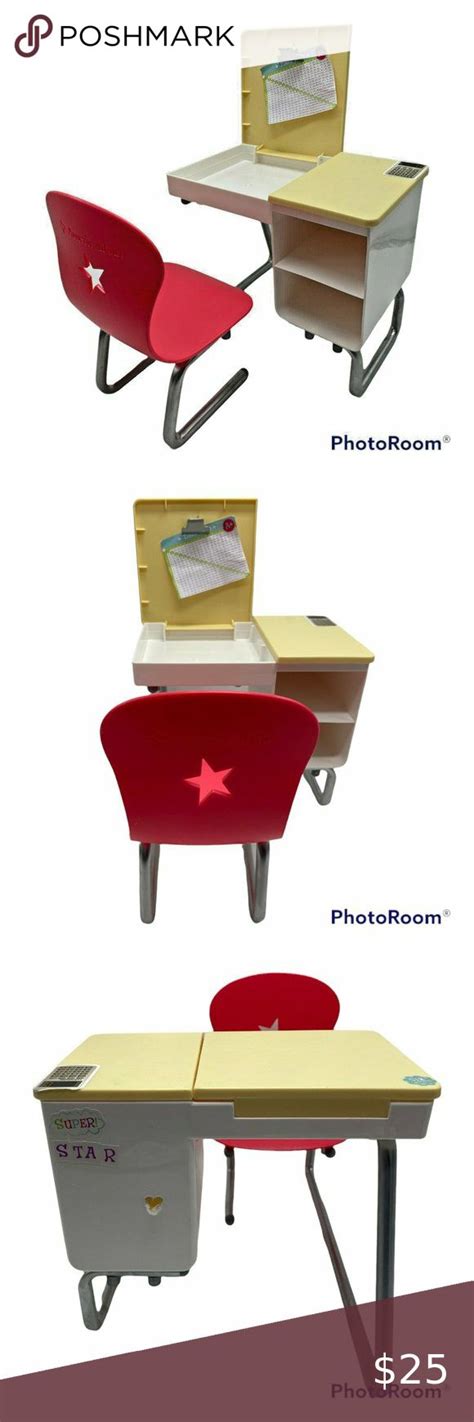 AMERICAN GIRL Truly Me Flip-Top School Desk, Retired | School desks ...