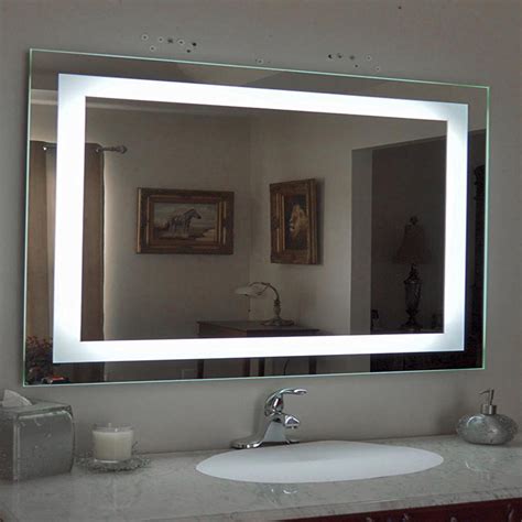 Ktaxon Anti-fog Wall Mounted Lighted Vanity Mirror LED Bathroom Mirror Anti Fog and IP67 ...