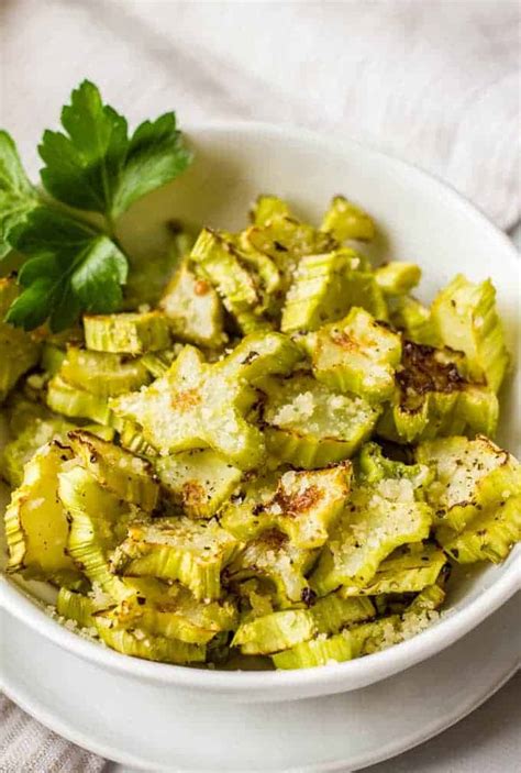 Roasted broccoli stalks - Family Food on the Table