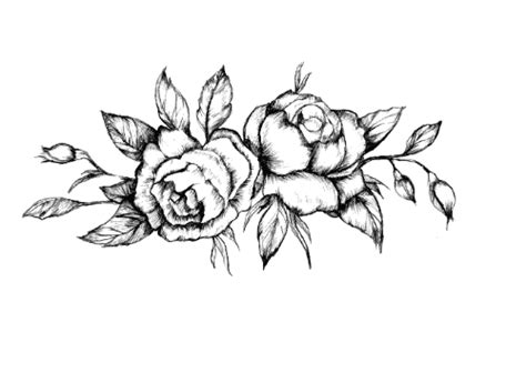 Black Roses Temporary Tattoo | Vintage rose tattoos, Tattoos, Bull tattoos