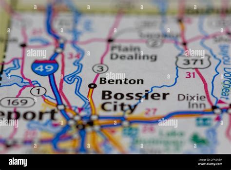 Benton louisiana map hi-res stock photography and images - Alamy