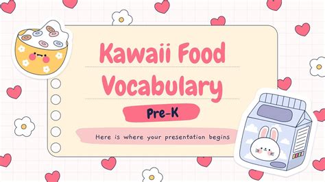 Tổng hợp các Kawaii PowerPoint Background cute và đáng yêu