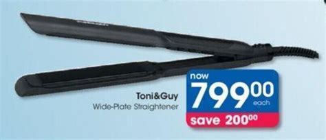 Toni&Guy Wide-Plate Straightener offer at Clicks