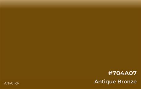 Antique Bronze Color | ArtyClick