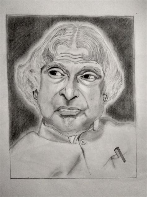 DR.APJ.Abdul Kalam Drawing by Sindhanai Malarvizhi - Pixels