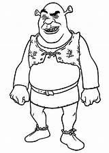 Ogre Shrek Coloring Page  Free Printable Pages sketch template
