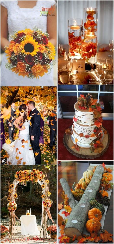 Fall Weddings » 23 Best Fall Wedding Ideas in 2017 » ️ See more: http://www.weddinginclude ...