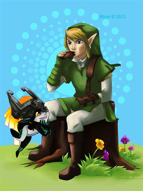 Link and Midna by Bhryn on DeviantArt