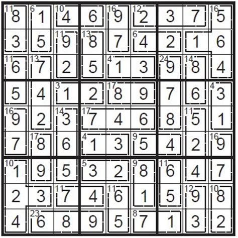 The Logical World of Puzzles: Rules of 'Killer Sudoku'