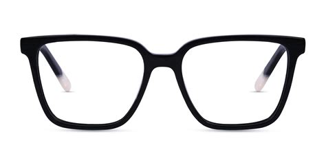 TUNSTEAD 1 - Black Acetate Square Eyeglasses | Specscart