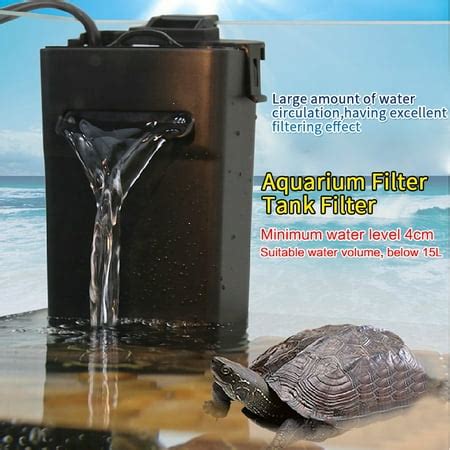 Fyydes Aquarium Internal Filter Low Water Level Circulatory Canister Filters for Fish Turtle ...