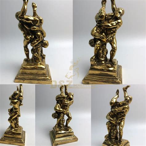 Brass hercules and diomedes statue for sale