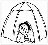 Free Printable Coloring Page Inside Tent  GisselleteMullen sketch template