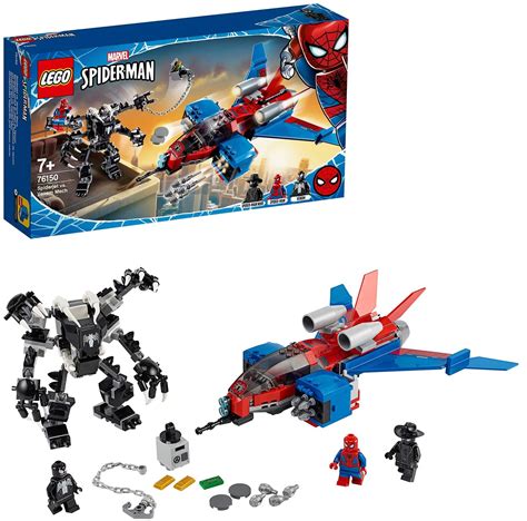 JET ARACNIDO VS ARMADURA ROBOTICA VENOM LEGO SPIDERMAN - Mr. Magorium