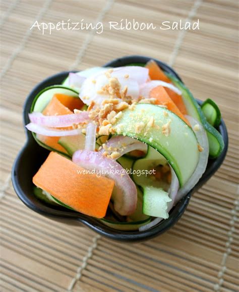 Table for 2.... or more: Appetizing Ribbon Salad - Salad Week # 2