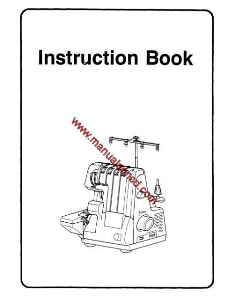 Euro Pro 14533 - 534DX Sewing Machine Instruction Manual