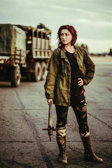 zombie hunter / survivor / wasteland fashion for women's / post ...