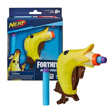 Buy Nerf MicroShots Fortnite Micro Peely -- Mini Dart-Firing Blaster ...